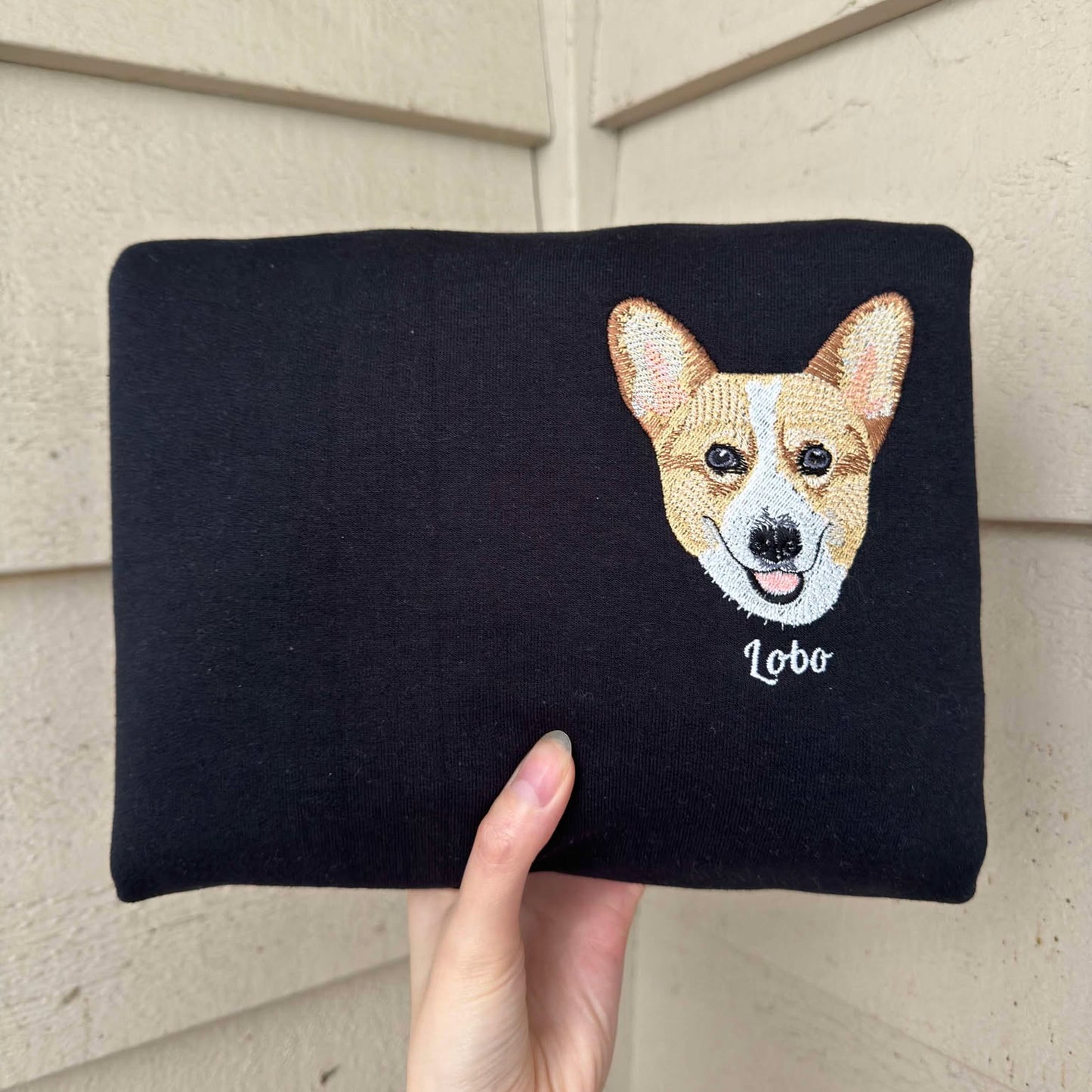 Custom Pet Embroidered Sweatshirt