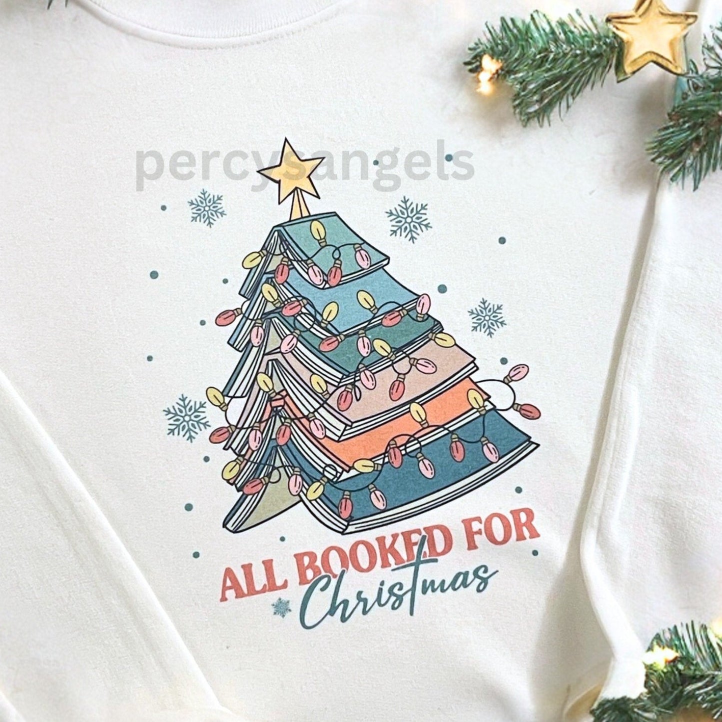 All Booked For Christmas Sweatshirt