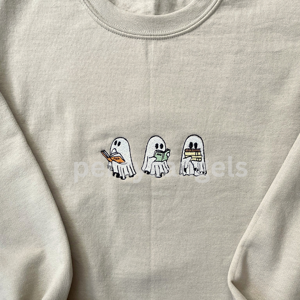 Ghosts Reading Sweatshirt