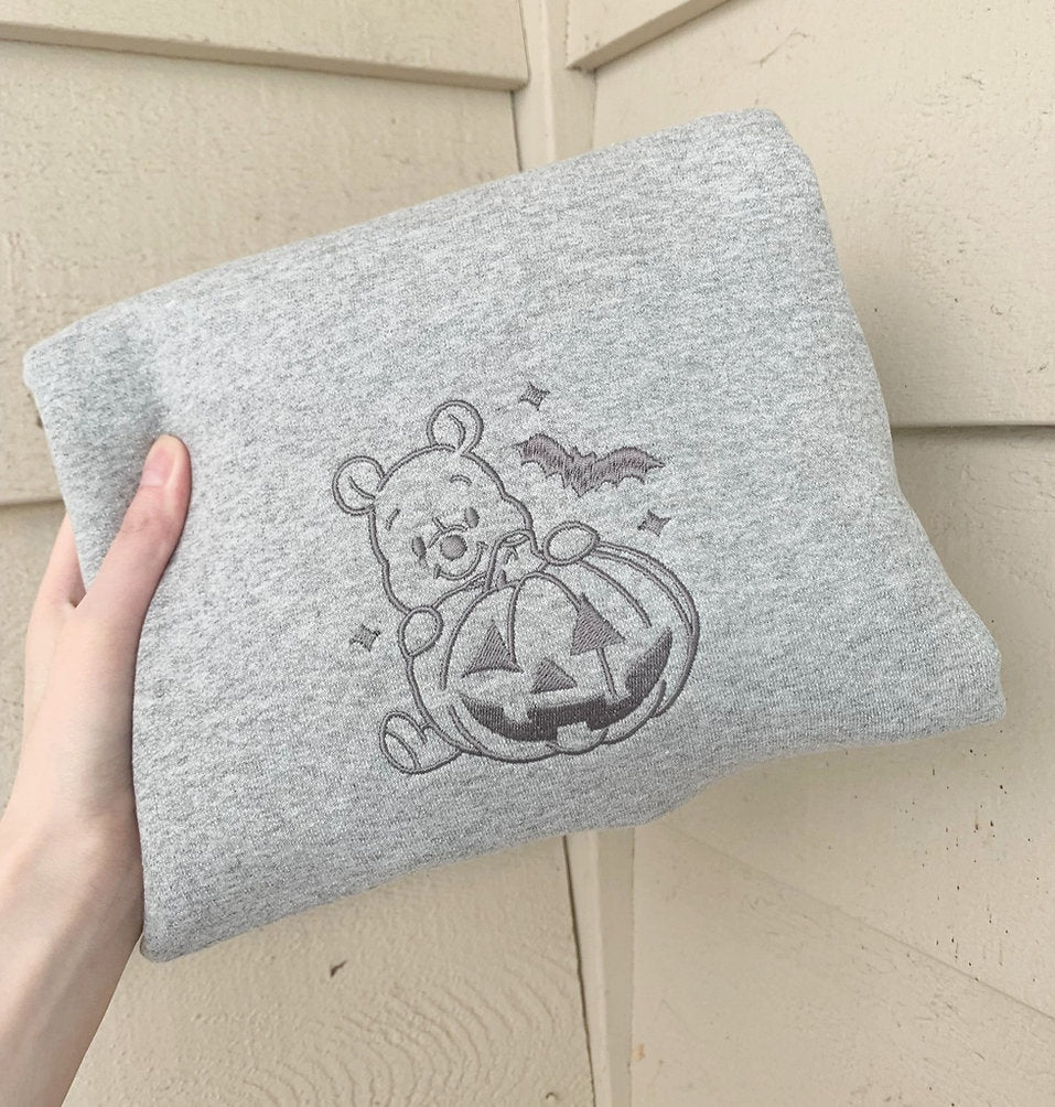 Winnie-The-Pooh with Pumpkin Sweatshirt