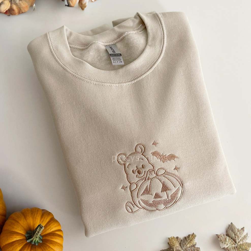 Winnie-The-Pooh with Pumpkin Sweatshirt