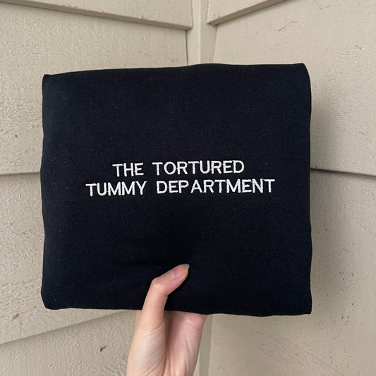 The Tortured Tummy Department Embroidered Sweatshirt