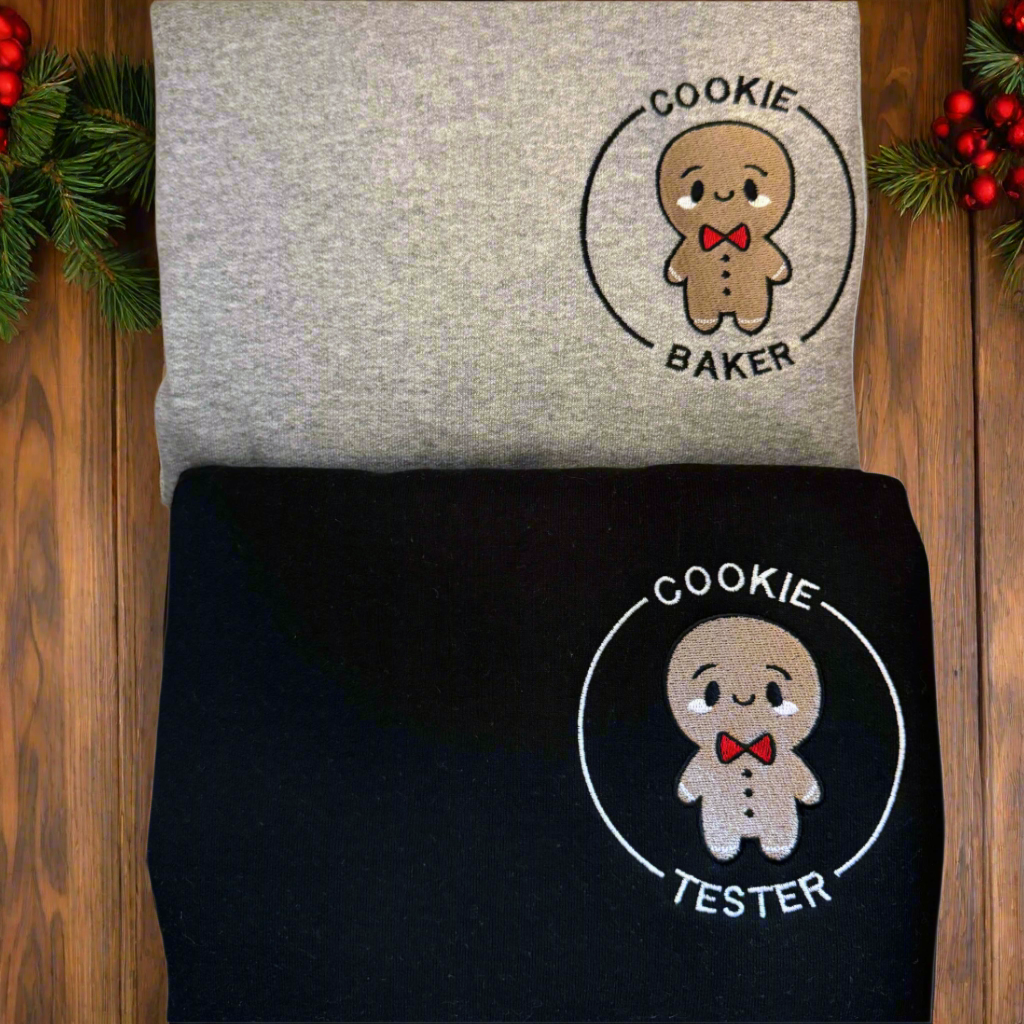 Cookie Embroidered Sweatshirts