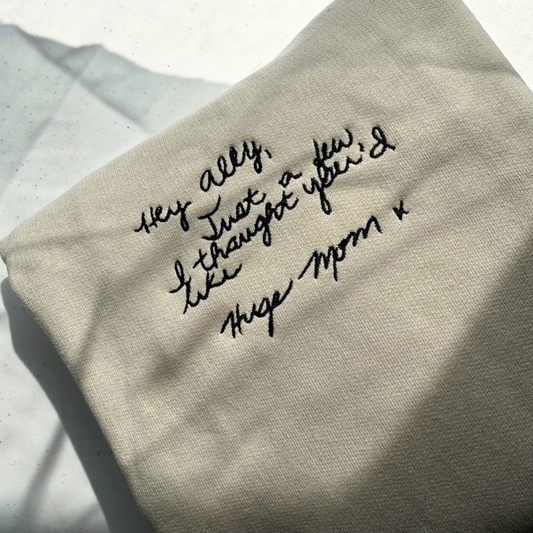 Custom Handwriting Sweatshirt