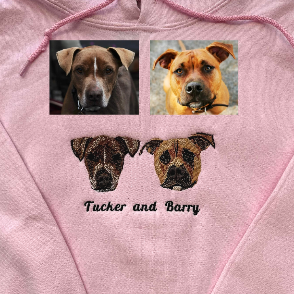 Custom Pet Embroidered Sweatshirt