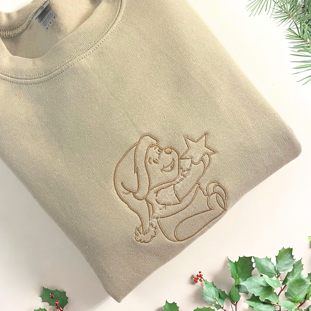 Christmas Pooh Bear Sweatshirt